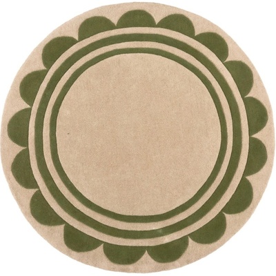 Flair Rugs Lois Scallop zeleno-prírodný