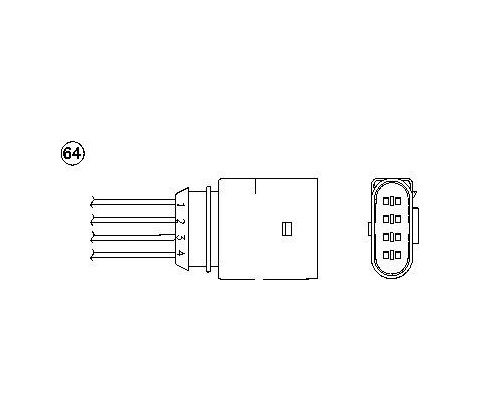 Lambda sonda NGK OZA448-E51