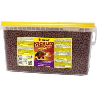 Tropical Cichlid Carnivore Medium Pellet 5л/1, 8г