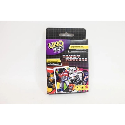 Mattel Games Uno Flip! Transformers