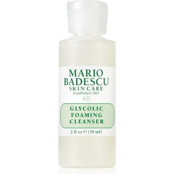 Mario Badescu Glycolic Foaming Cleanser пенлив почистващ гел за възобновяване на повърхността на кожата 59ml