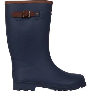 Gelert Fur Lined Welly Boot Womens - Navy