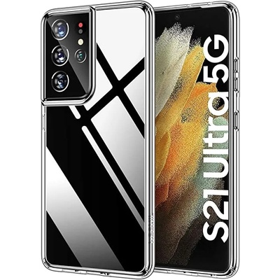 Samsung Плътен силиконов гръб Perfect 2mm за Samsung Galaxy S21 Ultra, Прозрачен (3433)