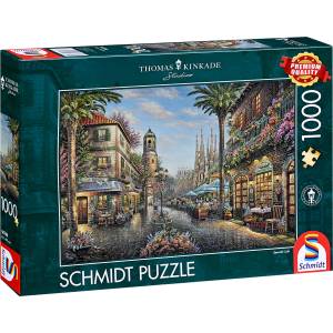 Schmidt Spiele Пъзел Schmidt от 1000 части - Испанско кафене (58780)