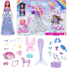 Mattel Barbie pohádkový adventní kalendár Dreamtopia HRG90