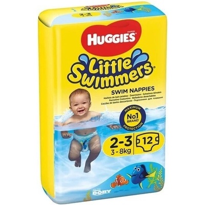 HUGGIES KIMBERLY-CLARK KLEENEX Little Swimmers 2-3 / 3-8 kg 12 ks