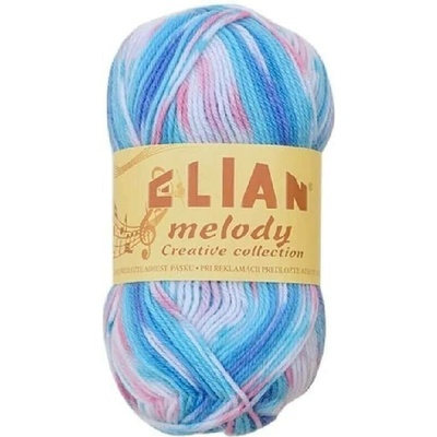 Pletací příze Elian Melody 296 - modrá