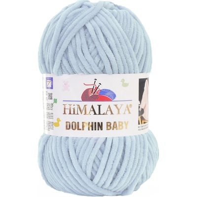 Himalaya Příze Dolphin Baby 80391 - světlá modrošedá