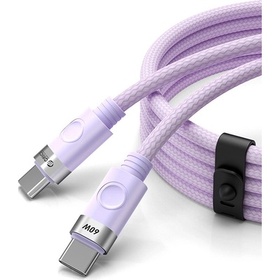 Orico 118706 CDX 60W Rychlonabíjecí USB-C / USB-C fialový