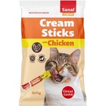 Sanal Cream Sticks Chicken - крем пръчици с вкус на пиле 5 х 15 гр, Холандия SC3871