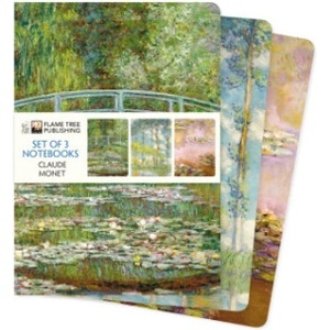 Flame Tree Publishing Claude Monet Set of 3 Standard Notebooks | Flame Tree Publishing