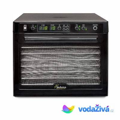 Sedona SD-S9000 - sušička potravin, 9 nerez sít, digitální časovač, úsporné sušení, 2 větráky - ORIGINAL