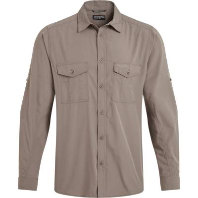 Craghoppers Мъжка риза с копчета Craghoppers Kiwi II Long Sleeved Shirt - Pebble - размер 3XL (033-2847-0416)