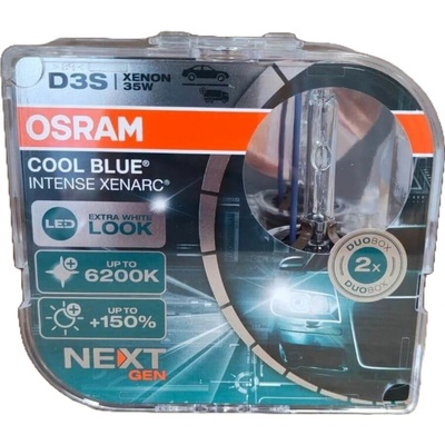Osram xenonová výbojka D3S XENARC Cool Blue Intense NextGeneration 6200K +150% BOX