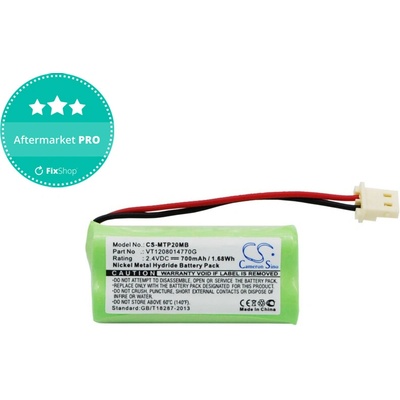 Baterie pro Motorola MBP20, 700mAh, Ni-MH, 2.4V, VT1208014770G, HQ – Sleviste.cz
