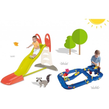 Smoby Big set Toboggan XL a vodní hra Waterplay Niagara