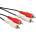 RaidSonic Кабел RaidSonic, 2x RCA Chinch(м) към 2x RCA Chinch(м), 5м, черен