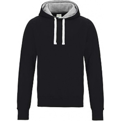 Just Hoods unisex teplá mikina Chunky tryskáčově černá