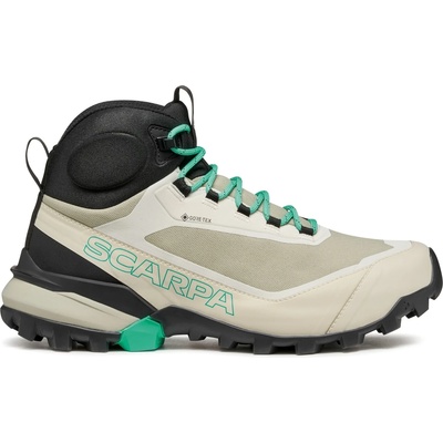 Scarpa Дамски туристически обувки Scarpa Women's Ribelle Cross 2 Mid GTX Walking boots - Fog / Aqua Green - размер 39, 5 (EU) (119-1027-0218)