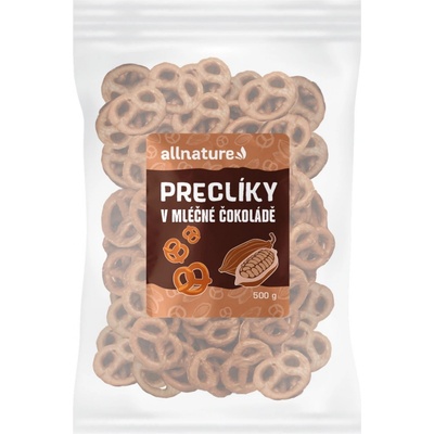 Allnature Preclíky v mléčné čokoládě 500 g