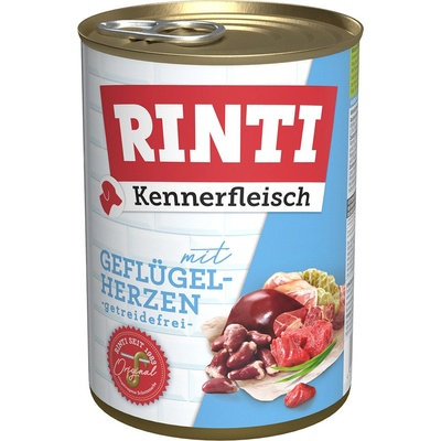 Rinti Kennerfleisch drůbeží srdíčka 6 x 400 g