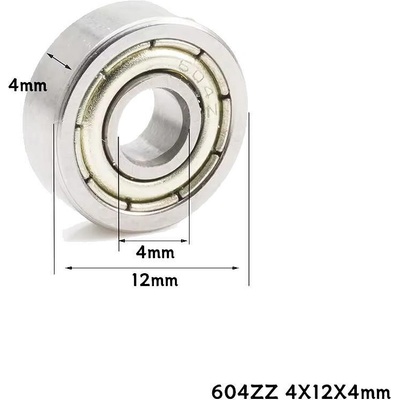 Two Trees Мини радиален лагер 604ZZ - 4x12x4 мм