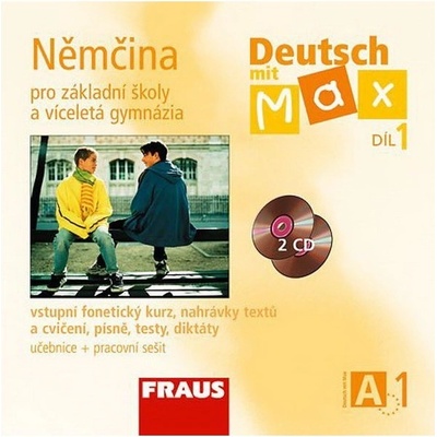 Deutsch mit Max 1 - Němčina pro ZŠ a víceletá gymnázia /A1/ - audio CD 2ks - Fišarová O., Zbraková M.