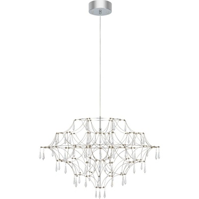 Markslöjd LED висящо осветително тяло в сребрист цвят ø 80 cm Efesos - Markslöjd (108870)
