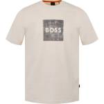 Boss Тениска Boss Mens BOSS ORANGE Short Sleeve T-Shirt with Contemporary Stitched Logo - White 131