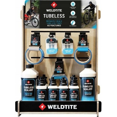 Weldtite Display WELDTITE BEZTUBOVÝ STOJAN + BALENIE BEZ TUBOK Sada produktov 34 produktov (00018+00054)