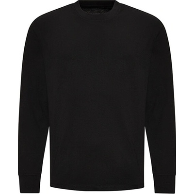 Just Ts Unisex oversize tričko JT019 Deep Black