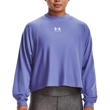 Under Armour Суитшърт Under Armour UA Rival Terry Oversized Crw-BLU 1376995-495 Размер L