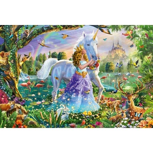 Schmidt Spiele - Puzzle Princess with unicorn - 150 piese