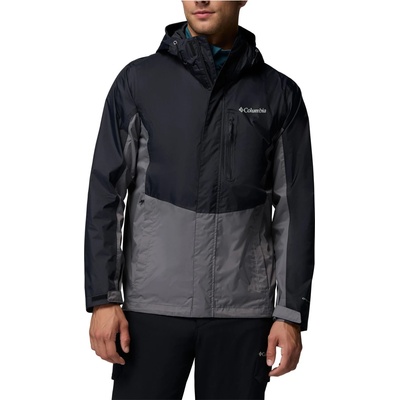 Columbia Мъжко водоустойчиво яке Columbia Pouring Adventure III Jacket Waterproof jacket - Black / City Grey (002-3136-0512)