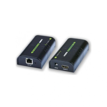 TECHLY IDATA EXTIP-373 AV разширител AV предавател и приемател Черен (IDATA-EXTIP-373)