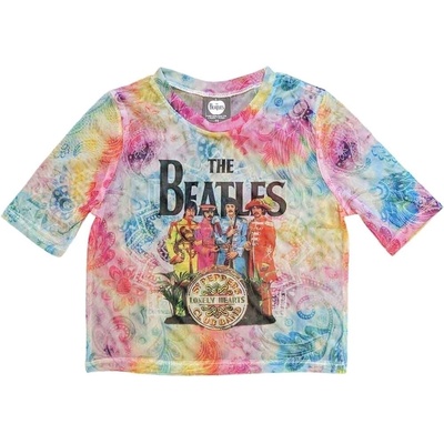 The Beatles Sgt Pepper White XS Дамски Риза (BEATMCT556LW00)