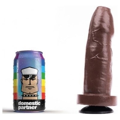 Domestic Partner Dieter Brown M, dildo s Vac U Lock přísavkou 21 x 6 cm
