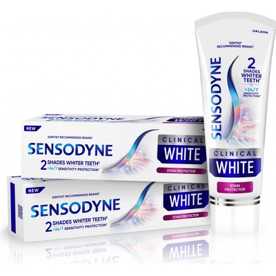 Sensodyne Clinical White Stain Protector 2 × 75 ml