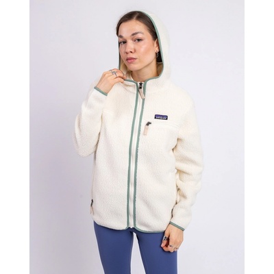 Patagonia Retro Pile Hoody natural/ellwood green