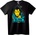 NOONEBRAND Тениска EL SOL с музика - 7XL, Black