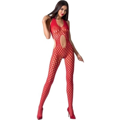 PASSION WOMAN BS065 BODYSTOCKING ROJO TALLA UNICA