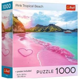 Trefl Puzzle 1000 USA Collection: Pink Beach TREFL