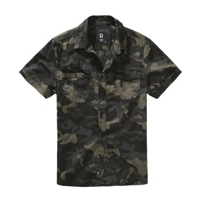 Brandit Roadstar košeľa pánska s krátkym rukávom darkcamo