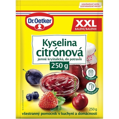 Dr. Oetker Kyselina citrónová XXL 250 g – Zbozi.Blesk.cz
