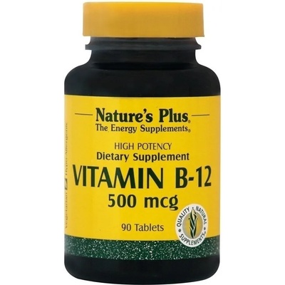 Nature plus НЕЙЧЪРС ПЛЮС ВИТАМИН Б 12 ТАБЛ. 500 МКГ. Х 90