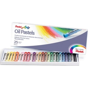 Pentel Маслени пастели pentel 25 цвята