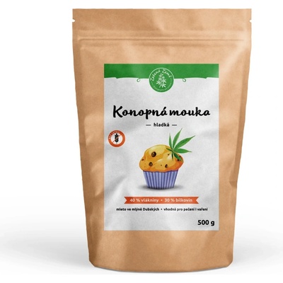 Zelená země Konopná mouka hladká 0,5 kg