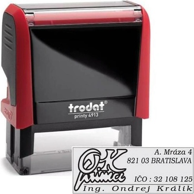 Trodat Printy 4913 58x22mm odtlačok zelený