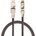 4smarts 6in1 ComboCord Cable - качествен многофункционален кабел за microUSB, Lightning и USB-C стандарти (сив)