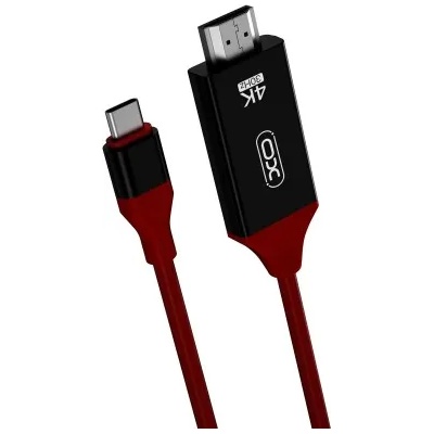 XO (Simple) Кабел XO-GB005 HDMI - Type-C, HD4K, 2м, 30Hz